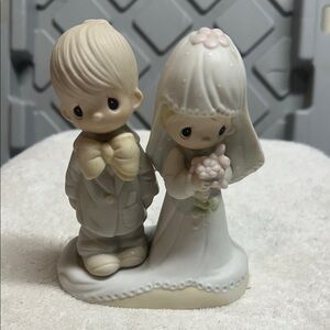 Precious Moments vintage The Lord Bless You And Keep You Bride and Groom